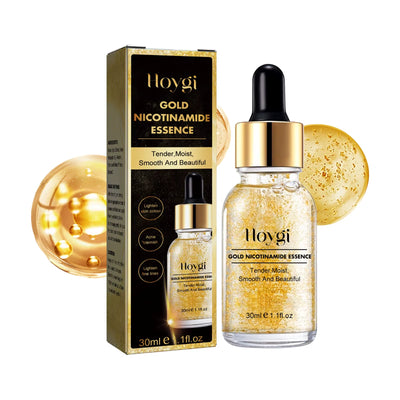 24K Gold Serum Fade Fine Lines Firming Smooth Wrinkle Shrink Pore Improve Pigmentation Nicotinamide Whitening anti Aging Essence